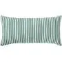 Ravenna Home Casual Striped Throw Pillow, 24 x 12 Inch, Teal