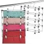 Space Saving 5 Tier Metal Skirt Hanger with Clips (3 Pack) Hang 5-on-1, Gain 70% More Space, Rubber Coated Hanger Clips, 360 Swivel Hook, Adjustable Clips Pants Hanger, Hang Slack,Trouser,Jeans,Towels Space Saving 5 Tier Metal Skirt Hanger with Clips (3 Pack) Hang 5-on-1, Gain 70% More Space, Rubber Coated Hanger Clips, 360 Swivel Hook, Adjustable Clips Pants Hanger, Hang Slack,Trouser,Jeans,Towels