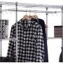 EnjoyShop Expandable Free Standing Closet Clothes Hanger Rack Premium and Sturdy Steel Framework EnjoyShop Expandable Free Standing Closet Clothes Hanger Rack Premium and Sturdy Steel Framework