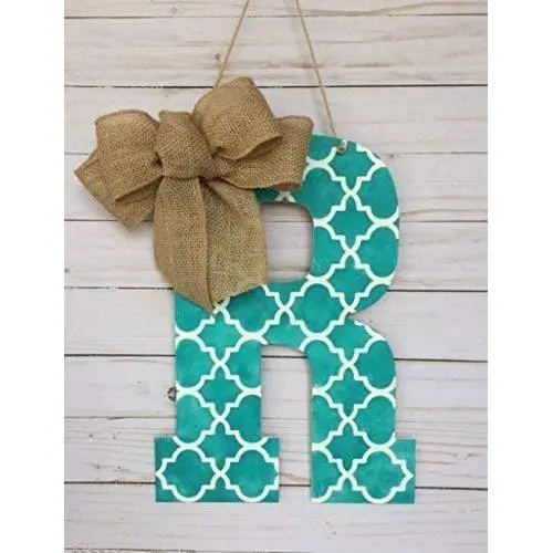 Monogram Door Hanger - Wall Letters Decor - Initial Door Hanger - Wooden Letters Monogram Door Hanger - Wall Letters Decor - Initial Door Hanger - Wooden Letters