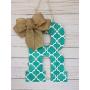 Monogram Door Hanger - Wall Letters Decor - Initial Door Hanger - Wooden Letters