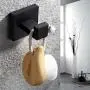 Bath Towel Hook, Angle Simple Stainless Steel Shower Towel Holder, Bathroom Robe Hook, Kitchen Dish Towel Hanger, Square Coat Hook, Single Robe Hook for Cabinet Wall Mount, Matte Black Bath Towel Hook, Angle Simple Stainless Steel Shower Towel Holder, Bathroom Robe Hook, Kitchen Dish Towel Hanger, Square Coat Hook, Single Robe Hook for Cabinet Wall Mount, Matte Black