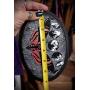 Holo Deaths Head Hawkmoth Lunar Moon Phases Hand Made 3 Hook Jewelry Key Hanger Organizer