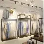 Retro Metal Garment Rack Clothes Display Rack With Board Customized Heavy Duty Clothing Garment Rack Floor-Standing Hangers Clothes Shelves Perfect for Clothing Store Display Retro Metal Garment Rack Clothes Display Rack With Board Customized Heavy Duty Clothing Garment Rack Floor-Standing Hangers Clothes Shelves Perfect for Clothing Store Display