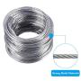 Paxcoo Picture Hanging Kit Including 50 Pcs D-Ring Picture Hangers with Screws and 100 Feet Picture Hanging Wire, Supports up to 30 lbs