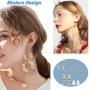 Earring Hooks,100 PCS/50 Pairs Sterling Silver Earring Hooks, Hypoallergenic Earring Hooks with Clear Silicone Earring Backs Stoppers for DIY Jewelry Making