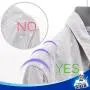 MR. SIGA Plastic Extra Wide Suit Hangers, Pack of 12, Width: 15.5" 39.5cm, Notched Shoulders & Swivel Hooks, Translucent Grey MR. SIGA Plastic Extra Wide Suit Hangers, Pack of 12, Width: 15.5" 39.5cm, Notched Shoulders & Swivel Hooks, Translucent Grey