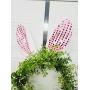 Bunny Wreath, Easter Wreath, Easter Bunny Wreath, Easter Bunny, Greenery, Greenery Wreath, Bunny Ears, Wreath, Door Hanger, Home Decor, Easter Decor, Bunny Decor, Free Shipping, Krazy Mazie Kreations