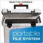 Pendaflex Portable File Box, 11&quotH x 14" W x 11 1/8" D, Granite (41747)