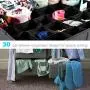 MIFXIN Underwear Socks Storage Organizer Drawer Divider 30 Cell Foldable Closet Drawer Organizer Storage Boxes Bin for Socks Bras Underwear Ties with Dust/Moisture Proof Cover (Black) MIFXIN Underwear Socks Storage Organizer Drawer Divider 30 Cell Foldable Closet Drawer Organizer Storage Boxes Bin for Socks Bras Underwear Ties with Dust/Moisture Proof Cover (Black)