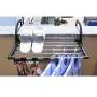 Cozy69 Drying Rack, Indoor Outdoor Stainless Steel Cloth Hanger Space-Saver Foldable Drying Rack Organization Laundry Room, Mudroom, Bedroom, Pool Area