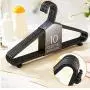 10pcs Adult Coat Hangers Strong Plastic Clothes Hangers for Tops/Skirts/Dresses/Trousers Non-Slip Hanger Hook