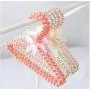 10pcs 20cm Children Pearl Hanger Fashion Dog Hangers for Clothes Pegs Baby Pearl Plastic Pet Hangers Random Colro