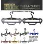 Tough Hanger (Black) 100% USA Made, Ultimate Unbreakable All-Purpose Premium XL Large Heavyweight Standard Hanger The Only Hangers on The Market with a Built in Carry Handle Holds 150 Pounds