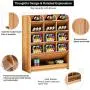 Marbrasse Wooden Desk Organizer, Multi-Functional DIY Pen Holder Box, Desktop Stationary, Home Office Supply Storage Rack with Drawer (B12-Cherry Color) Marbrasse Wooden Desk Organizer, Multi-Functional DIY Pen Holder Box, Desktop Stationary, Home Office Supply Storage Rack with Drawer (B12-Cherry Color)