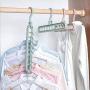 Multi-Port Support Circle Clothes Hanger Hangers Storage RackClothes Hanger Clothes Drying Racks Multifunction Plastic Scarf White