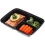 Freshware Meal Prep Containers [150 Pack] 3 Compartment with Lids, Food Storage Containers, Bento Boxes | BPA Free | Stackable | Microwave/Dishwasher/Freezer Safe, Portion Control, 21 Day Fix (24 oz)