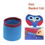 ICEBLUE HD Owl Lid Cute Toy Boxes Toy Basket Kids Toy Storage with Lid