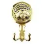 Fongbay New Style Art Zinc Alloy Metal Tieback Multi Use Wall Coat Hook Curtain Hook Holdbacks Clothes Hanger Wall Hooks (Carving Hollow Out Design) (Gold)