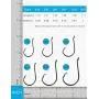 Facikono Circle Hooks Saltwater Catfish Bass Fishing Hooks, 180pcs Octopus Offset Fishing Hooks with 5pcs Power Clips