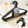 10pcs Non-Slip Multifunctional Plastic Clothes Hangers for Wet or Dry,Adult Ladies Men Clothes Dress Space-Saving Clothes Hangers 10pcs Non-Slip Multifunctional Plastic Clothes Hangers for Wet or Dry,Adult Ladies Men Clothes Dress Space-Saving Clothes Hangers