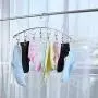Stainless Steel Clips Drying Rack for Underwear Hanging Bra Sock Folding Laundry Hanger Drying Clothes Rack Dryer Stainless Steel Clips Drying Rack for Underwear Hanging Bra Sock Folding Laundry Hanger Drying Clothes Rack Dryer