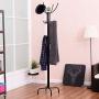 Tangkula 78" Coat Rack, Metal Frame Coat Tree,Free Standing Entryway Hat Coat Jacket Umbrella Holder,Clothes Hanger with Base Coat Stand