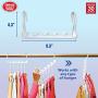 Wonder Hanger Max New & Improved, Pack of Triples, The Closet Space for Easy, Effortless, Wrinkle-Free Clothes, Comes Fully Assembled (White, Pack of 10)