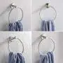 KES Bath Towel Holder Hand Towel Ring Hanging Towel Hanger Bathroom Accessories Contemporary Hotel Round Style Wall Mount SUS 304 Stainless Steel Brushed Finish, A2180DG-2 KES Bath Towel Holder Hand Towel Ring Hanging Towel Hanger Bathroom Accessories Contemporary Hotel Round Style Wall Mount SUS 304 Stainless Steel Brushed Finish, A2180DG-2