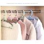 Clothes Hangers A Pack of 17 Non-Slip Plastic Hangers for Bedroom Closet Great (Size : 41.523.5Cm),Green