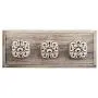 Indianshelf Handmade 1 Artistic Vintage Black Wooden Square Wall Hooks Hangers/Towel Holder Over The Door Indianshelf Handmade 1 Artistic Vintage Black Wooden Square Wall Hooks Hangers/Towel Holder Over The Door