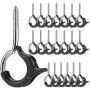 Q-Hanger,20 Pack Light Hooks for Outside String Lights,Outdoor Hooks for Outdoor String Lights,Easy Release Outdoor Wire & Christmas Light Hanger