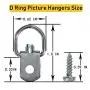PINGKAN D Ring Picture Hangers with Screws,100 PCS Pro Quality Picture Hang and 110 PCS Screws and Convenient Plastic Box. PINGKAN D Ring Picture Hangers with Screws,100 PCS Pro Quality Picture Hang and 110 PCS Screws and Convenient Plastic Box.