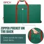 IC ICLOVER Christmas Tree Storage Bag, Extra Large Waterproof Rolling Duffel Box, Fits 6-9 Feet Artificial Disassembled Tree, Dustproof Holiday Decorations Storage Case with Wheels and Handles, Green