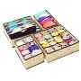 FANALA 4PCS Underwear Organizer Storage Boxes Drawer Divider for Bras Panties Socks Ties Space Saver Bags FANALA 4PCS Underwear Organizer Storage Boxes Drawer Divider for Bras Panties Socks Ties Space Saver Bags