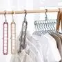 doublesmt Rotate Anti-Skid Folding Hangers Magic Space Saving Hangers Clothes Hangers Organizers 9 Hole 360° Rotating Cascading 5 Pack Multi Magic Hook for Drying and Storage (Multi) doublesmt Rotate Anti-Skid Folding Hangers Magic Space Saving Hangers Clothes Hangers Organizers 9 Hole 360° Rotating Cascading 5 Pack Multi Magic Hook for Drying and Storage (Multi)