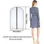 Moth Proof Garment Bags 24 x 40 ( Pack of 6 ) Black Side Breathable Clear Full Zipper Bags for Clothes Storage Moth Proof Garment Bags 24 x 40 ( Pack of 6 ) Black Side Breathable Clear Full Zipper Bags for Clothes Storage