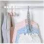 10pcs Random Color Multi-Port Support Circle Clothes Hanger Clothes Drying Racks Multifunction Plastic Scarf Clothes Hanger Hangers Storage Rack 10pcs Random Color Multi-Port Support Circle Clothes Hanger Clothes Drying Racks Multifunction Plastic Scarf Clothes Hanger Hangers Storage Rack