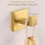 Bath Towel Hook, Aomasi SUS304 Stainless Steel Square Robe Hook Utility Coat Clothes Hanger for Bathroom Kitchen Home Storage Wall Mount, Brushed Gold Bath Towel Hook, Aomasi SUS304 Stainless Steel Square Robe Hook Utility Coat Clothes Hanger for Bathroom Kitchen Home Storage Wall Mount, Brushed Gold