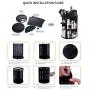 KABB Makeup Organizer, 360-Degree Rotating Adjustable 7 Layers Multi-Function Cosmetic Storage Boxes with Top Tray, Compact Size with Large Capacity (Black 2019)