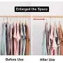 Yotako 60Pcs Hanger Connector Hooks, Mini Clothes Cascading Hangers Space Saving Hangers Attachment Hangers for Closet Storage,Creamy White & Gray Yotako 60Pcs Hanger Connector Hooks, Mini Clothes Cascading Hangers Space Saving Hangers Attachment Hangers for Closet Storage,Creamy White & Gray