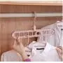 10pcs Random Color Space Saver Hangers Wonder Magic Clothes Hangers Closet Organizer Hook Rack 10pcs Random Color Space Saver Hangers Wonder Magic Clothes Hangers Closet Organizer Hook Rack