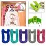 20pcs Random Color Mini Flocking Clothes Hanger Home Easy Hook Closet Organizer Hanging Hook 20pcs Random Color Mini Flocking Clothes Hanger Home Easy Hook Closet Organizer Hanging Hook