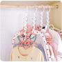 10PC 3D Space Saving Hanger Magic Clothes Hanger with Hook Closet Organizer Home Tools Decoration