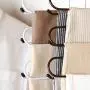 HJYPYJ Magic Hanger,Double-Sided Can Hang Multifunction Magical Hangers,Iron Double-Sided Layer 6 Trouser Hangers,Space-Saving Organizer Hangers, Convenient Storage/Black / 30x27.5cm HJYPYJ Magic Hanger,Double-Sided Can Hang Multifunction Magical Hangers,Iron Double-Sided Layer 6 Trouser Hangers,Space-Saving Organizer Hangers, Convenient Storage/Black / 30x27.5cm