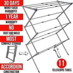 Clothes Drying Rack - Drying Rack - Laundry Drying Rack - Laundry Hanger - Baby Clothes Drying Rack - Folding Drying Rack - Portable Drying Rack - Accordion Drying Rack - Air Expandable Drying Rack