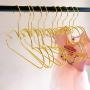 Cabilock 5 Pcs Non Slip Clothes Hangers Metal Hangers for Coat Dress Skirt Cloth Hanger for Children