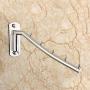 GardenHelper SUS 304 Stainless Steel Folding Wall Mounted Clothes Hanger Rack Clothes Hook, Heavy Duty Closet Storage Organizer Brushed Finish (1)