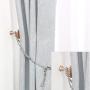 uxcell Curtain Tieback Hooks Zinc Alloy Vintage Copper Tone Tassel Drapery Holder Window Holdback Wall Hook Clothes Hangers 2pcs