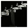 1X Deluxe Chrome Clothes Hat Coat Holder Rack 5 Hooks Stainless Steel Wall Hanger